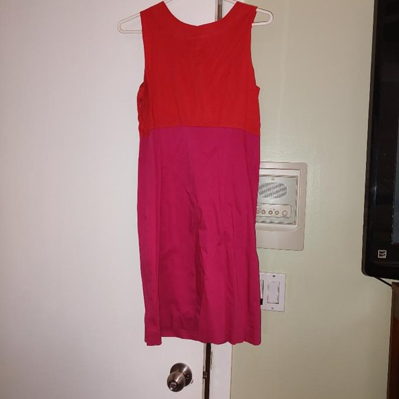 Orange and Hot Pink Dress size 4 - Picture 2 of 2